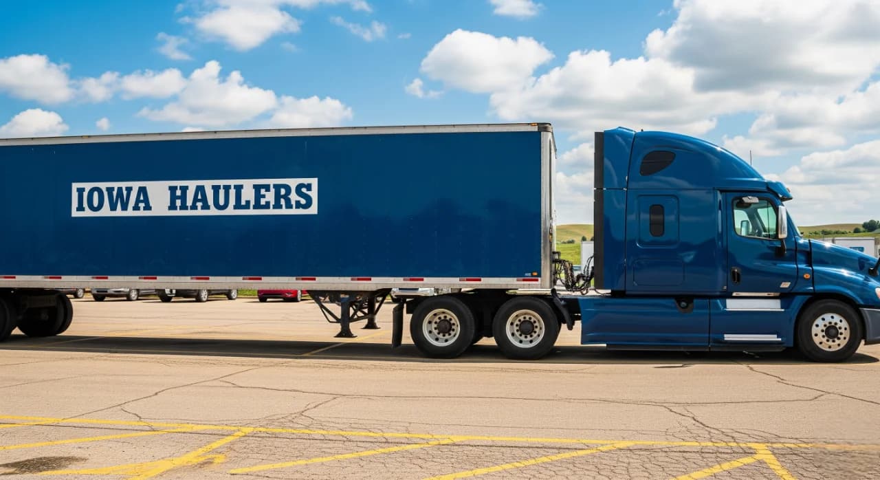 Commercial trucking in Iowa