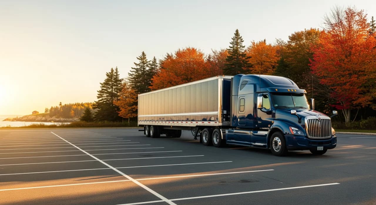 Commercial trucking in Maine