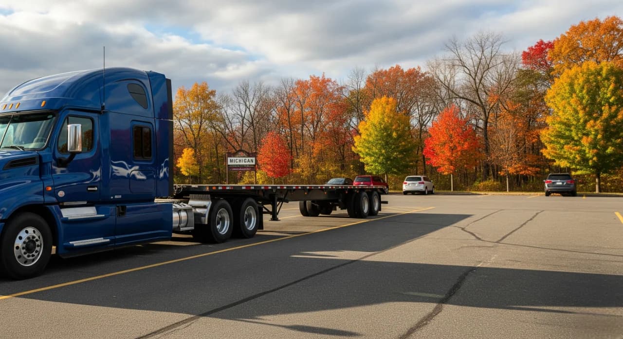 Commercial trucking in Michigan
